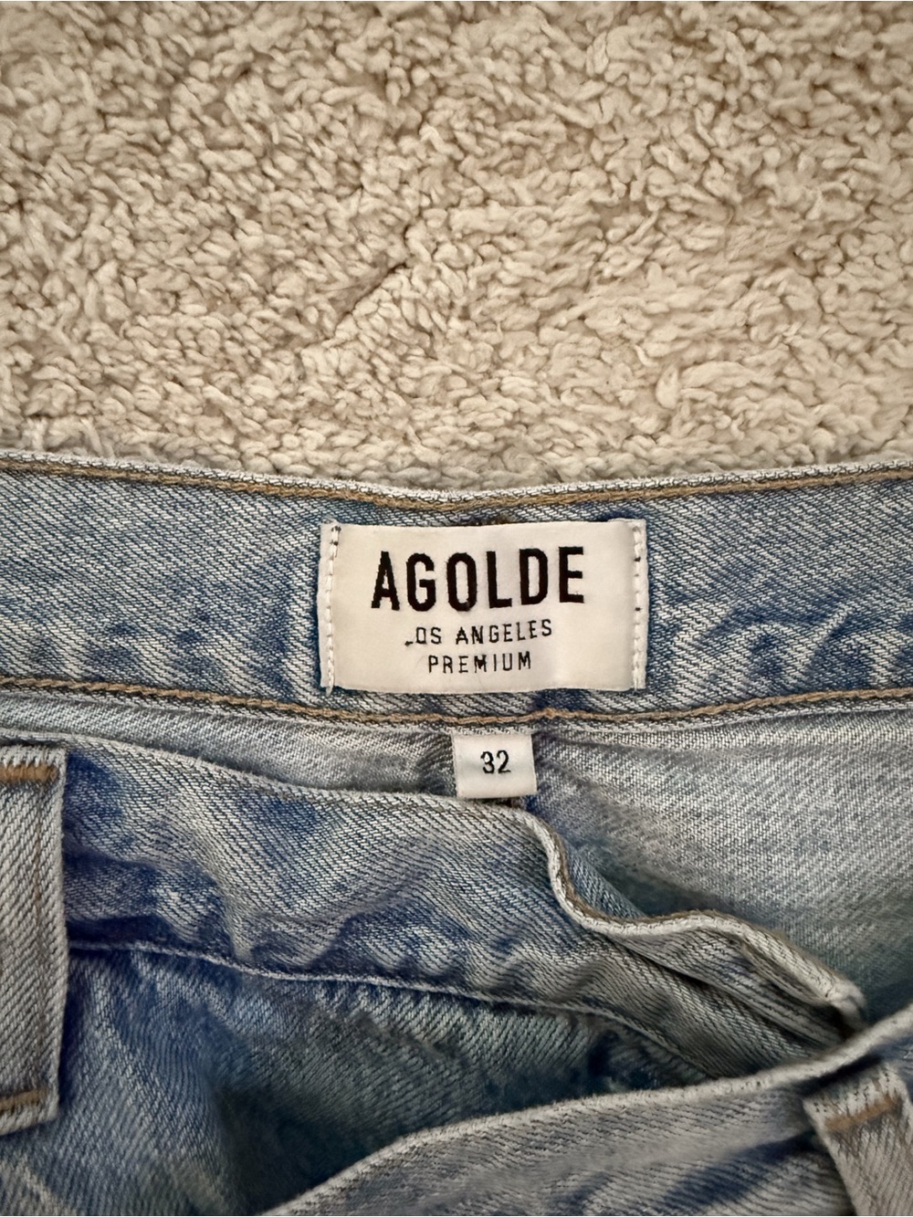 AGOLDE crisscross jeans - Picture 3 of 4